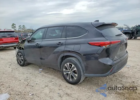 2022 Toyota Highlander Xle из США, поврежденный, VIN 5TDGZRAH6NS127837